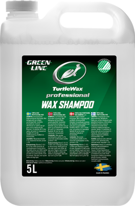 Turtle Wax Pro Greenline Wax Shampoo 5 L