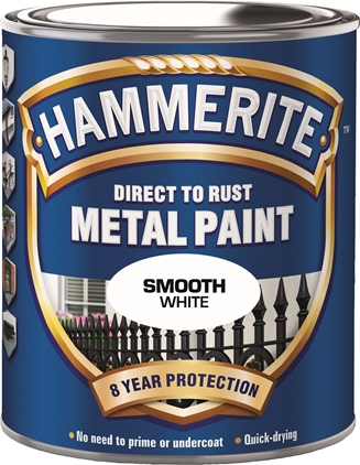 Hammerite Slätlack Vit 250ml