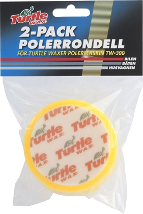 Turtle Wax Polérrondell Gul 25x100mm 2-pack