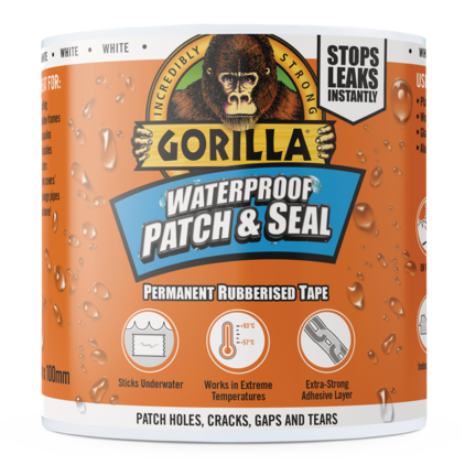 Gorilla Tape Patch & Seal Vit 3m x 100mm