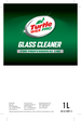 Etikett Turtle Wax Pro Glass Cleaner 750ml