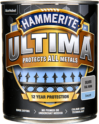 Hammerite Ultima Slätlack Silver 750ml