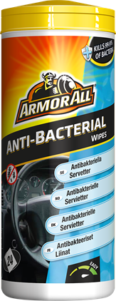 Armor All Antibacterial wipes, 24 wipes