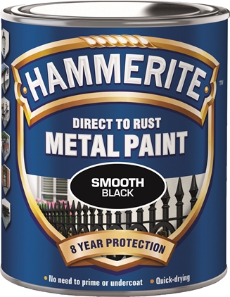 Hammerite Slätlack Svart 250ml