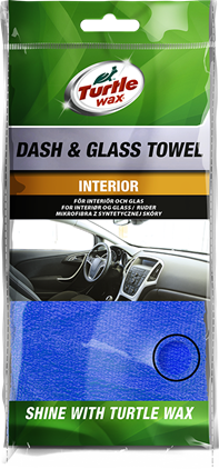 Turtle Wax Dash & Glass Towel Blå  40x40cm