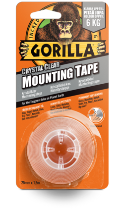 Gorilla Monteringstejp 1,52mx25,4mm 