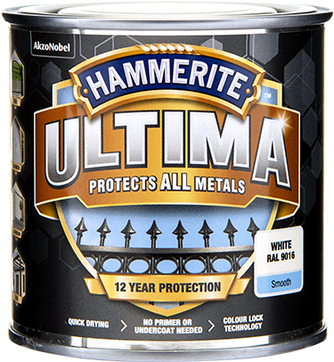 Hammerite Ultima Slätlack Vit 250ml