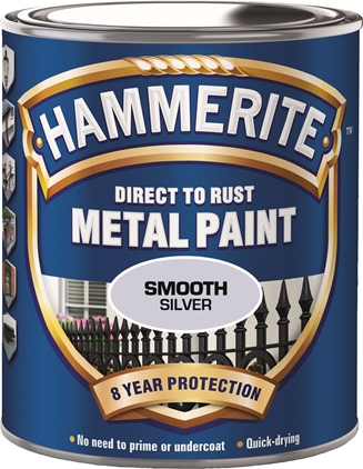 Hammerite Slätlack Silver 250ml