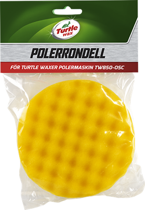 Turtle Wax Polérrondell Våff.Gul 25x130mm (1-Pack)